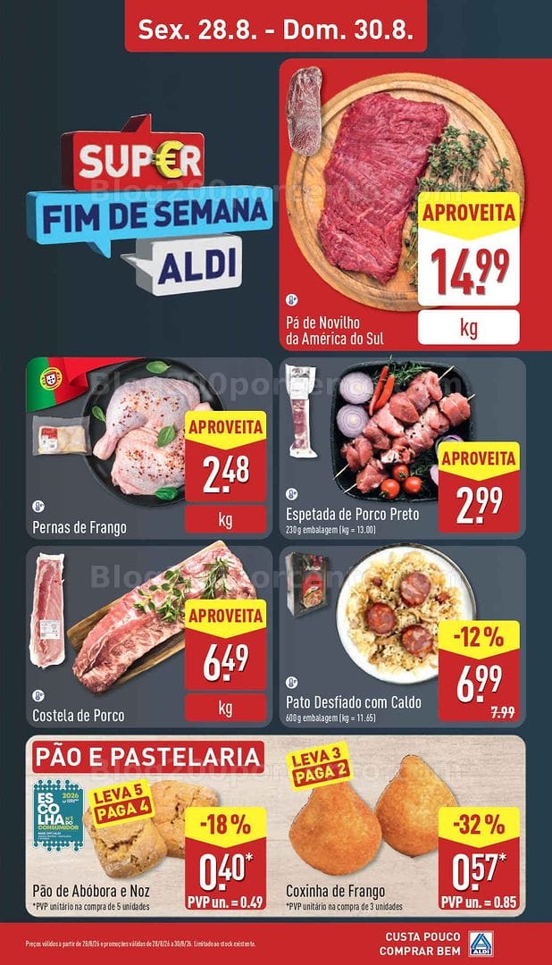 Antevisão Folheto ALDI Promoções de 24 a 30 agosto